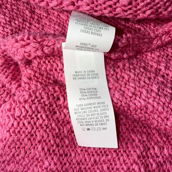 Aerie | Oversized Voop Sweater | XS | Pink - Picture 5 of 5